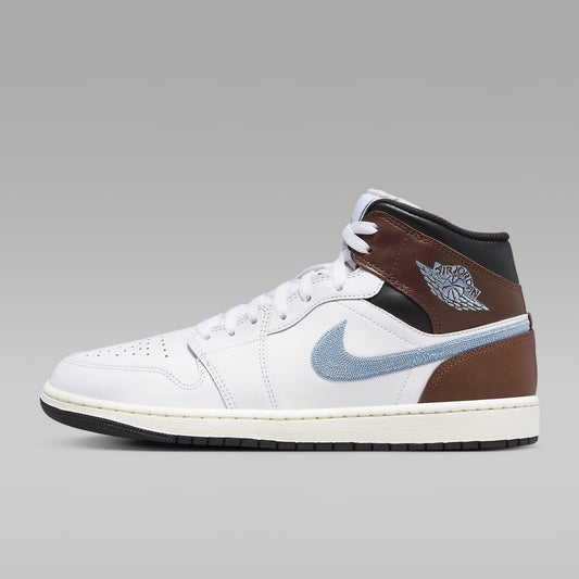 Air Jordan 1 Mid SE "Brown Blue Grey"