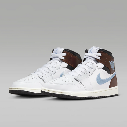 Air Jordan 1 Mid SE "Brown Blue Grey"